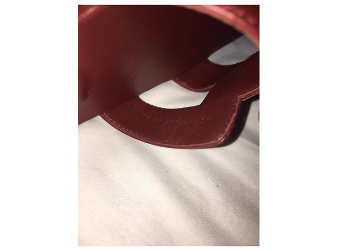 Hermès Oran Rouge Tomette Rosso - vista 4