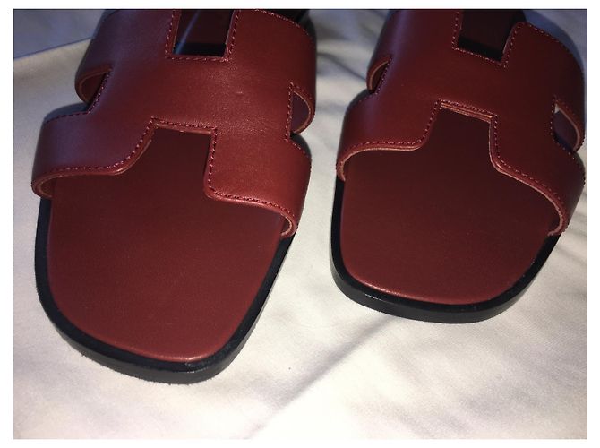 Hermès Oran Rouge Tomette Rosso - vista 5