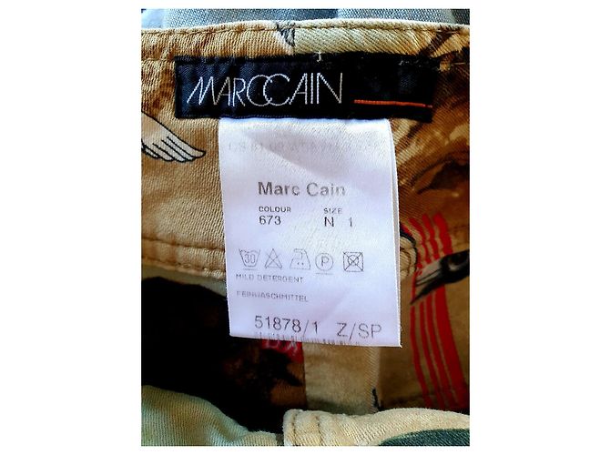 Marc Cain Paris Dakkar Jeans sz 38 Multicolor Beige - vista 6