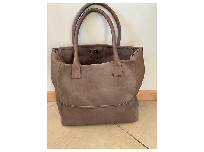 Bolsa Tosca Blu de couro marrom - vista 3