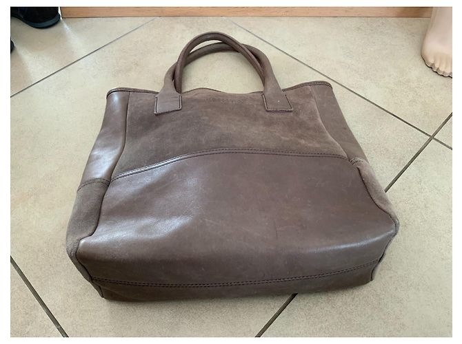 Bolsa Tosca Blu de couro marrom - vista 6