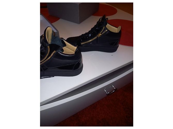 Sneaker Giuseppe Zanotti in pelle nera Nero - vista 3