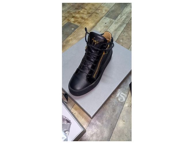 Sneaker Giuseppe Zanotti in pelle nera Nero - vista 5