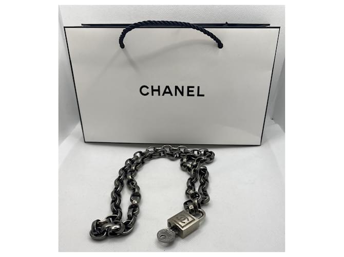 Cinturón Chanel Hardware de plata - vista 2