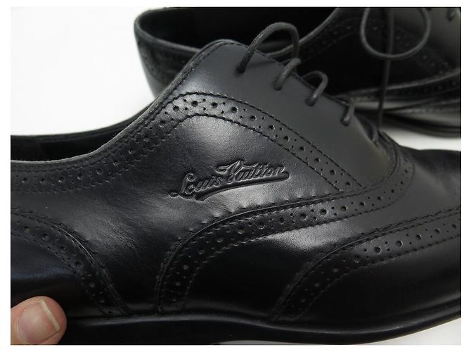 SCARPE LOUIS VUITTON RICHELIEU 7 41 Scarpe in pelle nera Nero - vista 10