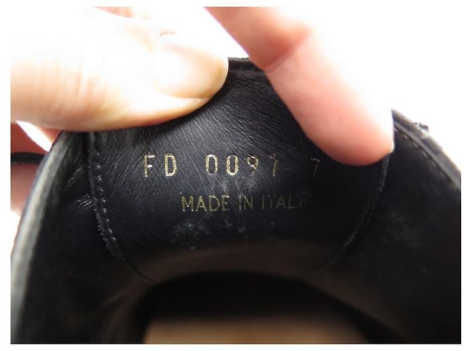 SCARPE LOUIS VUITTON RICHELIEU 7 41 Scarpe in pelle nera Nero - vista 8