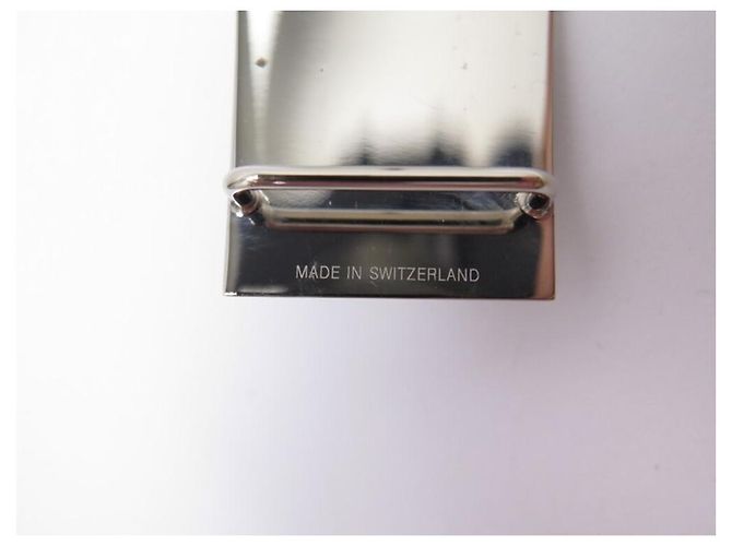 Hermès COLLAR DE PERRO CON HEBILLA DE CINTURÓN MEDOR HERMES 24 CINTURÓN HEBILLA MM PALLADIE Plata - vista 4