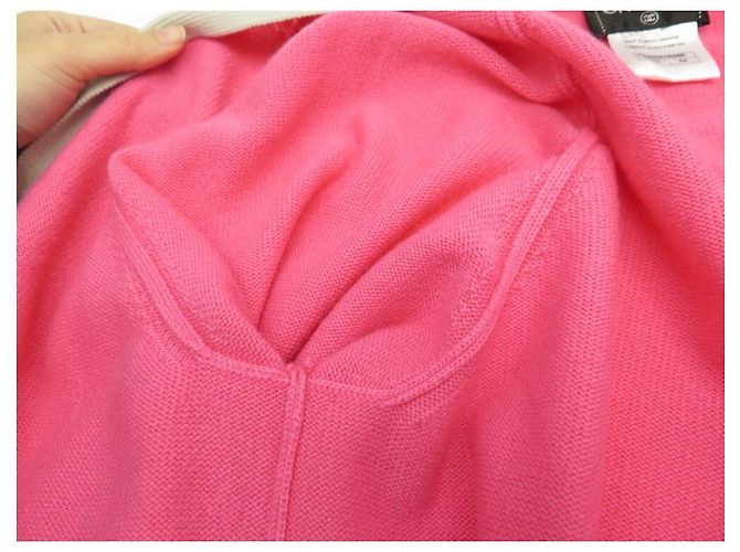 NEU CHANEL PULLOVER LANGE CARDIGAN P53235 l 42 ROSA KASCHMIR SWEATSHIRT Pink - Ansicht 4
