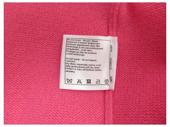NEU CHANEL PULLOVER LANGE CARDIGAN P53235 l 42 ROSA KASCHMIR SWEATSHIRT Pink - Ansicht 5