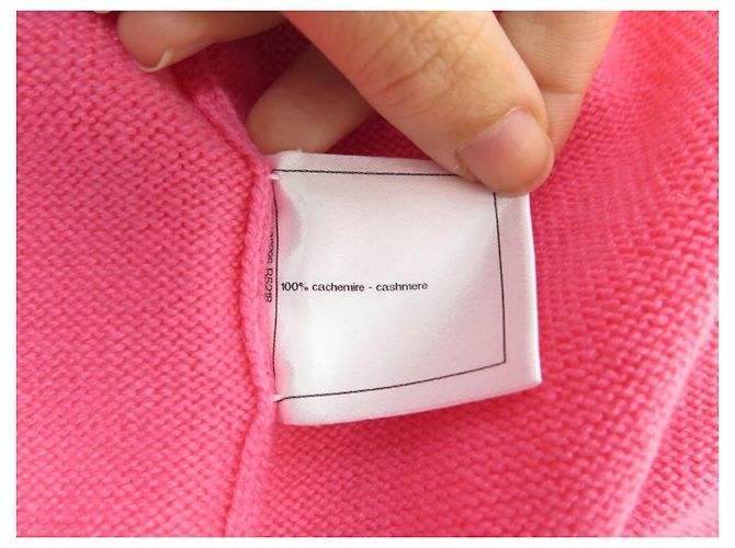NEU CHANEL PULLOVER LANGE CARDIGAN P53235 l 42 ROSA KASCHMIR SWEATSHIRT Pink - Ansicht 6