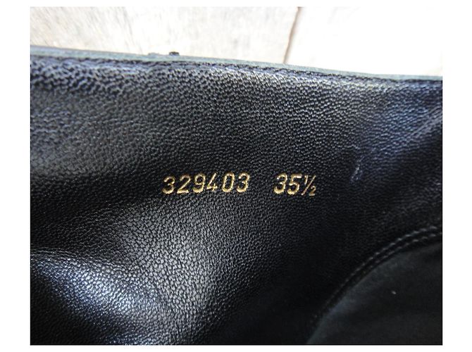 Botines Alexander McQueen p 35,5 Negro - vista 2