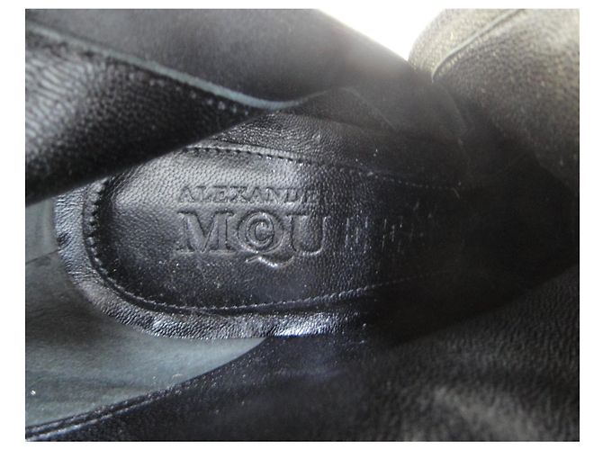 Botines Alexander McQueen p 35,5 Negro - vista 3