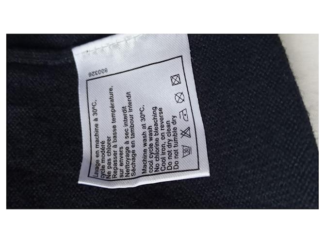 Cambon Chanel Uniform Weste blau schwarzer Rand Kamelienknöpfe Marineblau - Ansicht 5