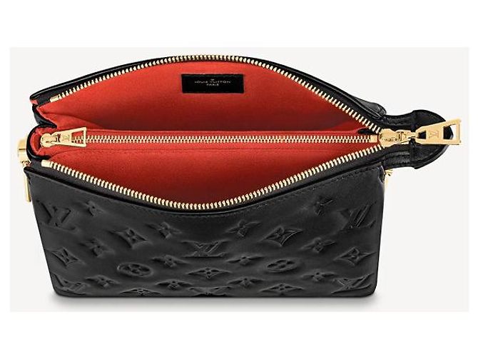 Louis Vuitton Coussin BB Borsa in pelle nera Nero - vista 3