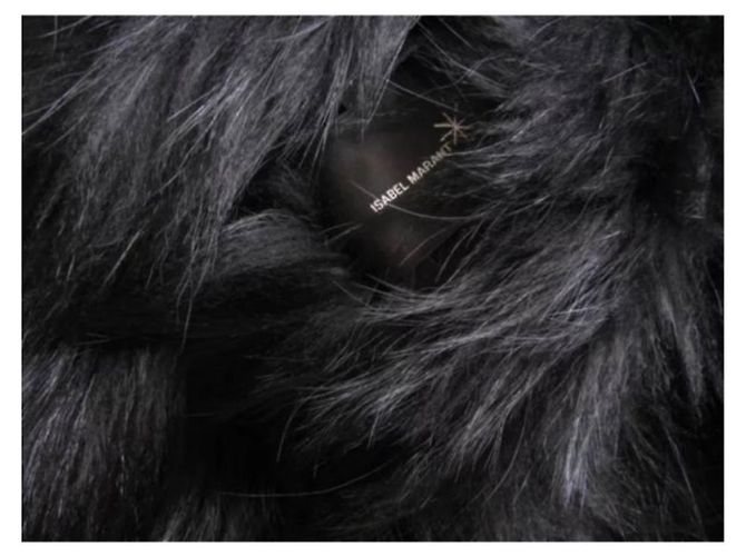 ISABEL MARANT Coat in Fur - view 2