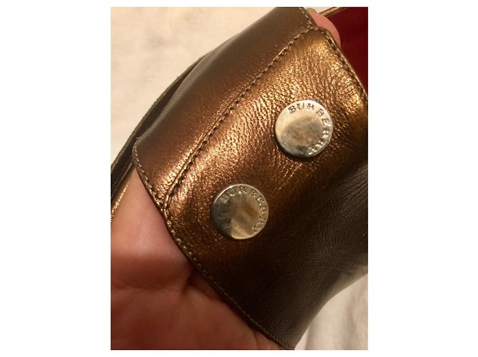 Taglia dei muli vintage Burberry 38 Bronzo - vista 4