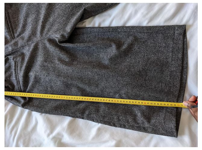 Brunello Cucinelli Culotte Rock aus Wolle Grau - Ansicht 2