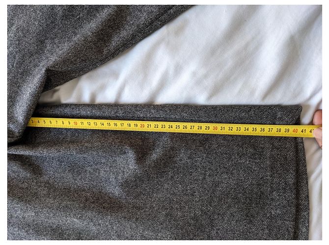 Brunello Cucinelli Culotte Rock aus Wolle Grau - Ansicht 3