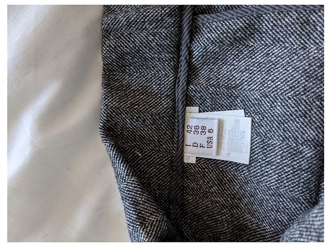 Brunello Cucinelli Culotte Rock aus Wolle Grau - Ansicht 5
