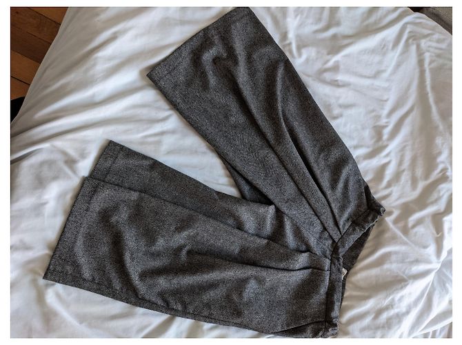 Brunello Cucinelli Culotte Rock aus Wolle Grau - Ansicht 7