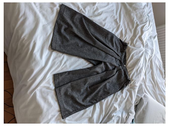 Brunello Cucinelli Culotte Rock aus Wolle Grau - Ansicht 8
