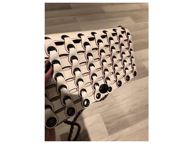 Borsa a mano Coach in pelle bianca Bianco - vista 2