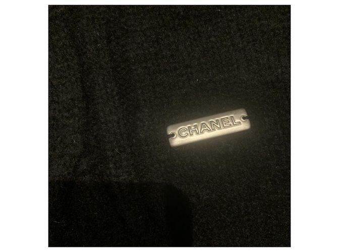 Chanel Pullover aus Kaschmir und Wolle Schwarz Beige Grau Gr. 42 - Ansicht 5