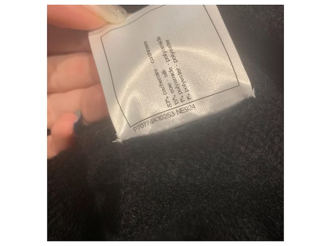 Chanel Pullover aus Kaschmir und Wolle Schwarz Beige Grau Gr. 42 - Ansicht 8