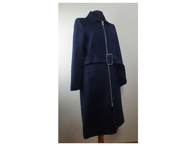 Abrigo Club Monaco azul de lana Azul marino - vista 2