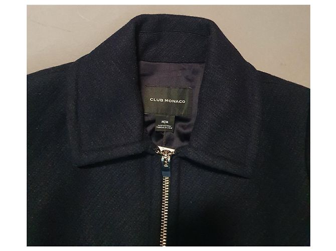 Abrigo Club Monaco azul de lana Azul marino - vista 5