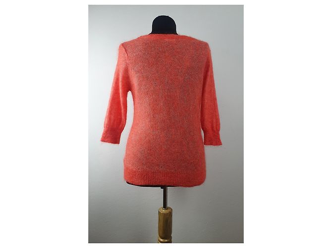 Filippa K Pullover aus Wolle und Mohair Orange - Ansicht 3