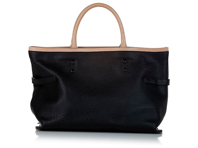 Chloé Chloe Schwarze Charlotte Shopper aus Leder - Ansicht 3