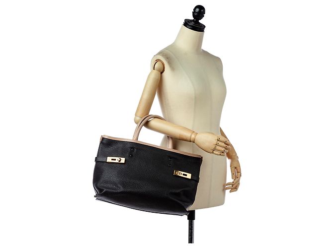 Chloé Chloe Schwarze Charlotte Shopper aus Leder - Ansicht 6