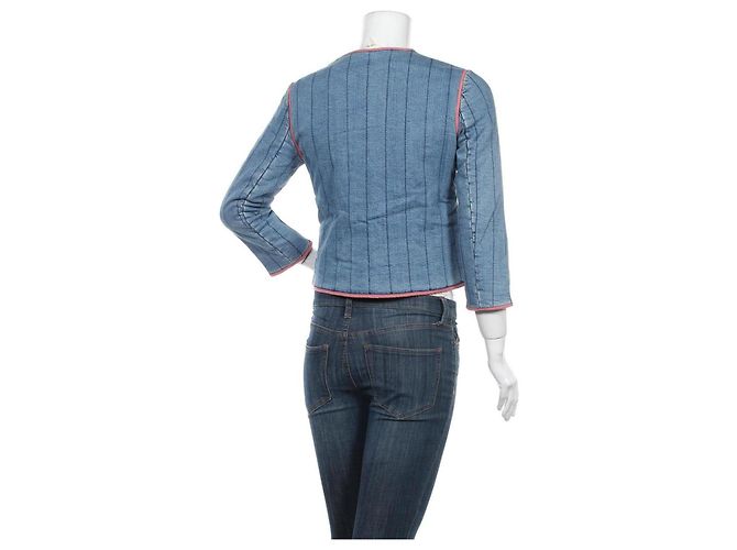 Chaqueta Vanessa Bruno Athe Azul de Algodón - vista 2