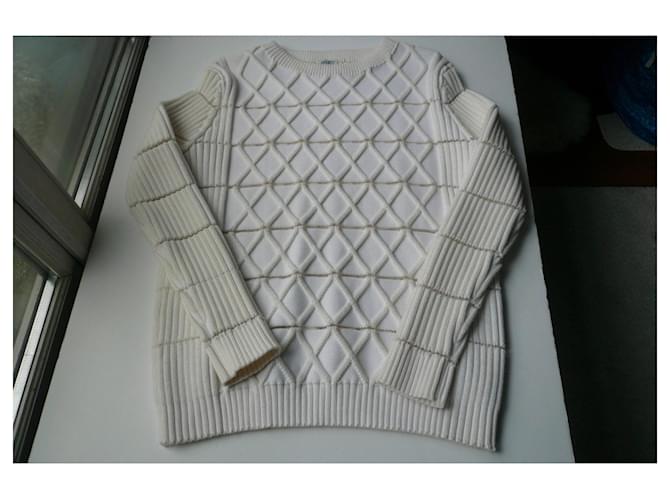 KENZO Weißer ecru Pullover neuwertig TM Aus weiß - Ansicht 4