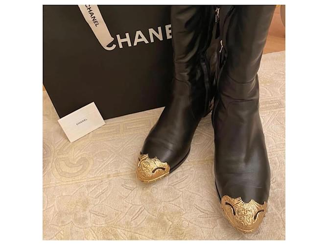 Stivali Chanel Nero - vista 2