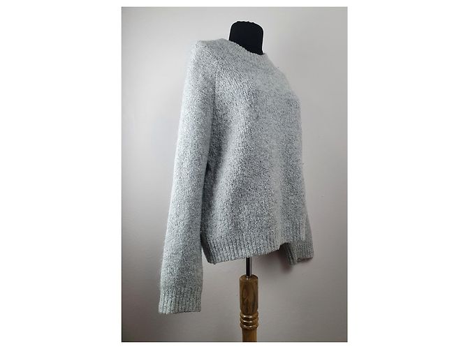 Maglione Samsoe & Samsoe grigio in lana - vista 2
