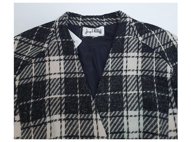 Blazer Joseph Ribkoff Tartan Nero Bianco - vista 6