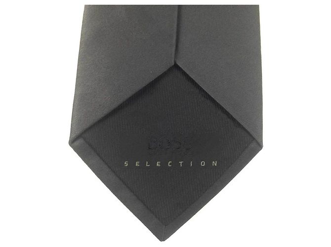 HUGO BOSS Selection 100% Silk Gray Men’s Neck Tie Necktie - view 2