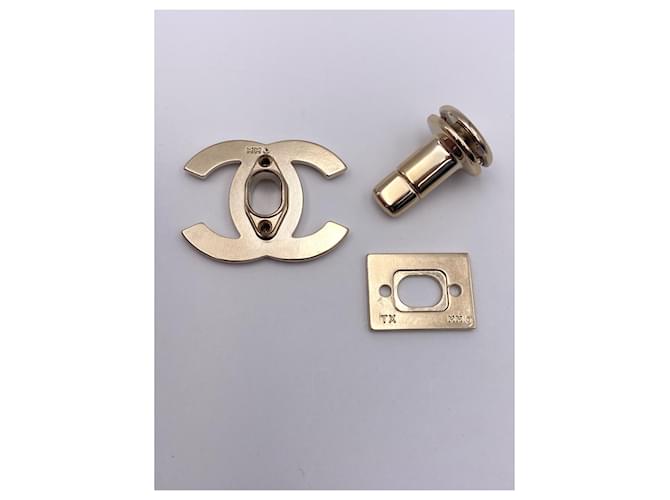 CHANEL chiusura originale CC turnlock Gold D'oro - vista 2