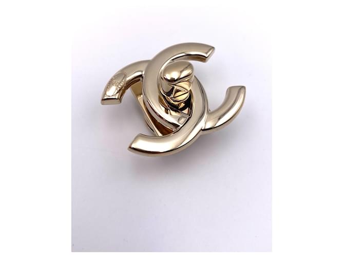 CHANEL chiusura originale CC turnlock Gold D'oro - vista 4