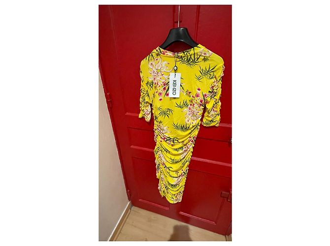 Abito Kenzo Multicolore in Viscosa ed Elastan - vista 2