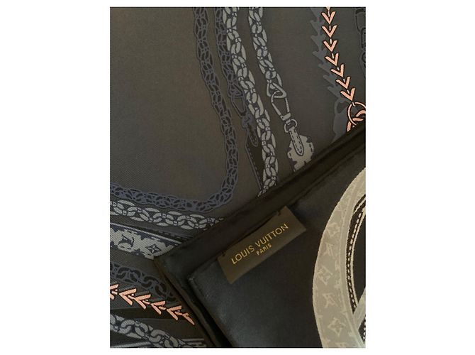 Louis Vuitton Seidentuch Blau - Ansicht 2