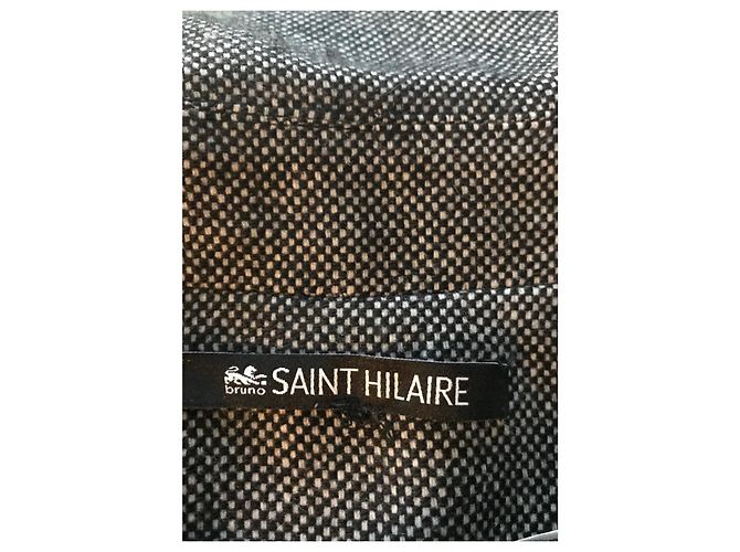 Bruno Saint Hilaire Heathered wool-blend jacket Bruno de Saint Hilaire Multiple colors - view 4