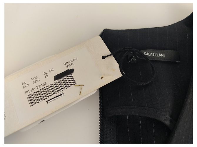 Flavio Castellani Vestito gessato con pieghe - vista 4