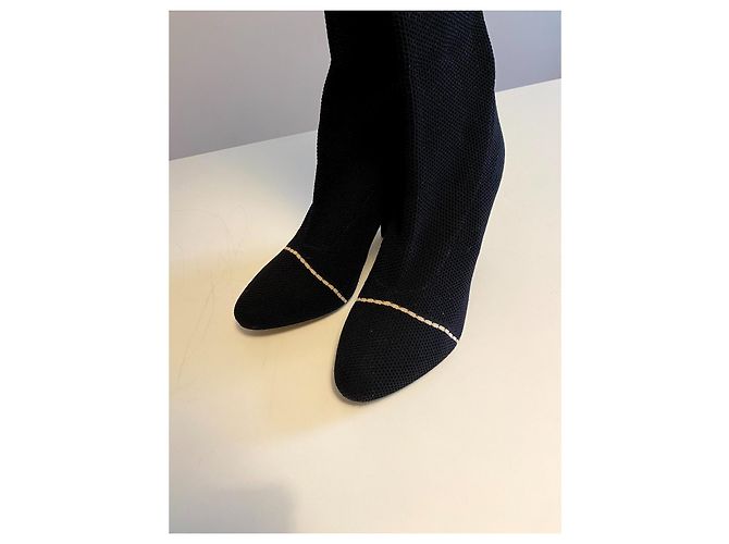 Tabitha Simmons Botas de moda hasta la rodilla. Negro - vista 6