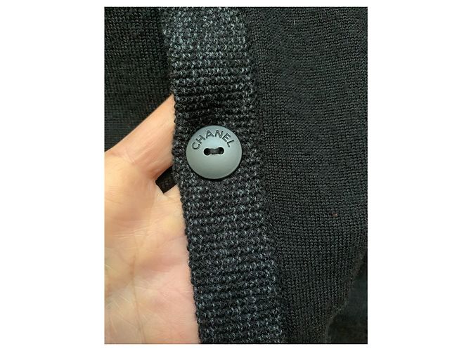 Chanel Cardigan Negro - vista 4