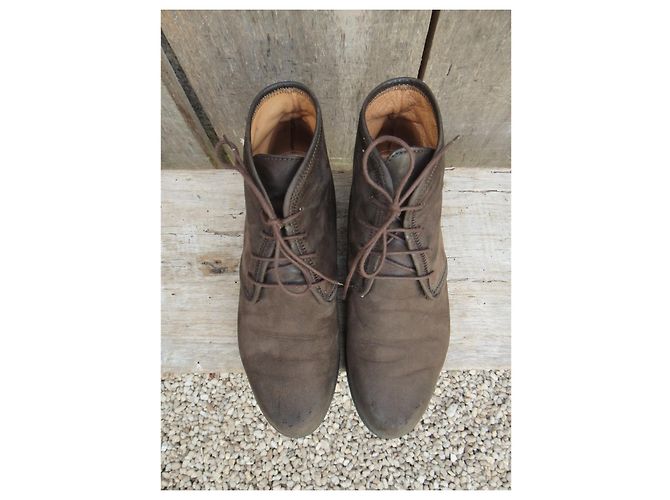 Bally Stiefeletten aus Leder braun Größe 36 - Ansicht 8
