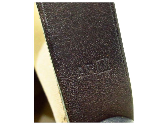 Hermès Hermes Brown Cabag Elan Canvas Satchel Marrone - vista 7
