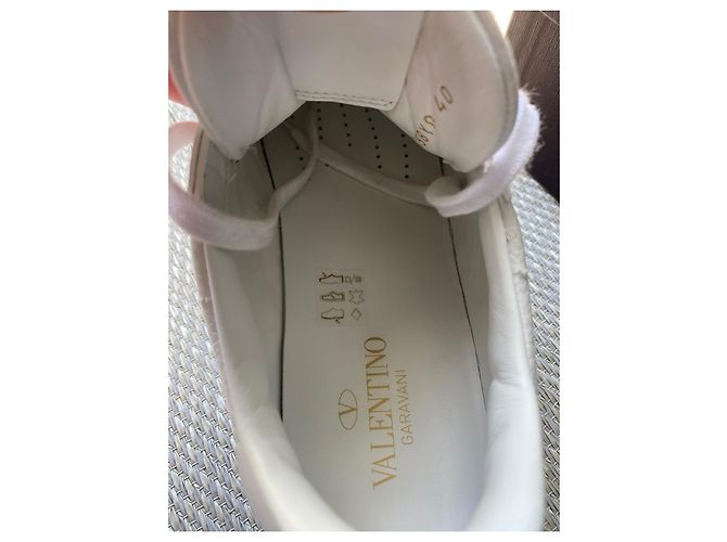 Valentino Garavani SNEAKERS VL BASSE7N IN pelle di vitello E NASTRI Bianco - vista 3